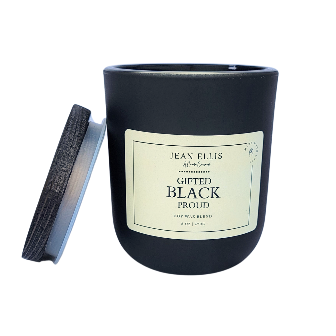 Gifted Black Proud Theme Scented Candle