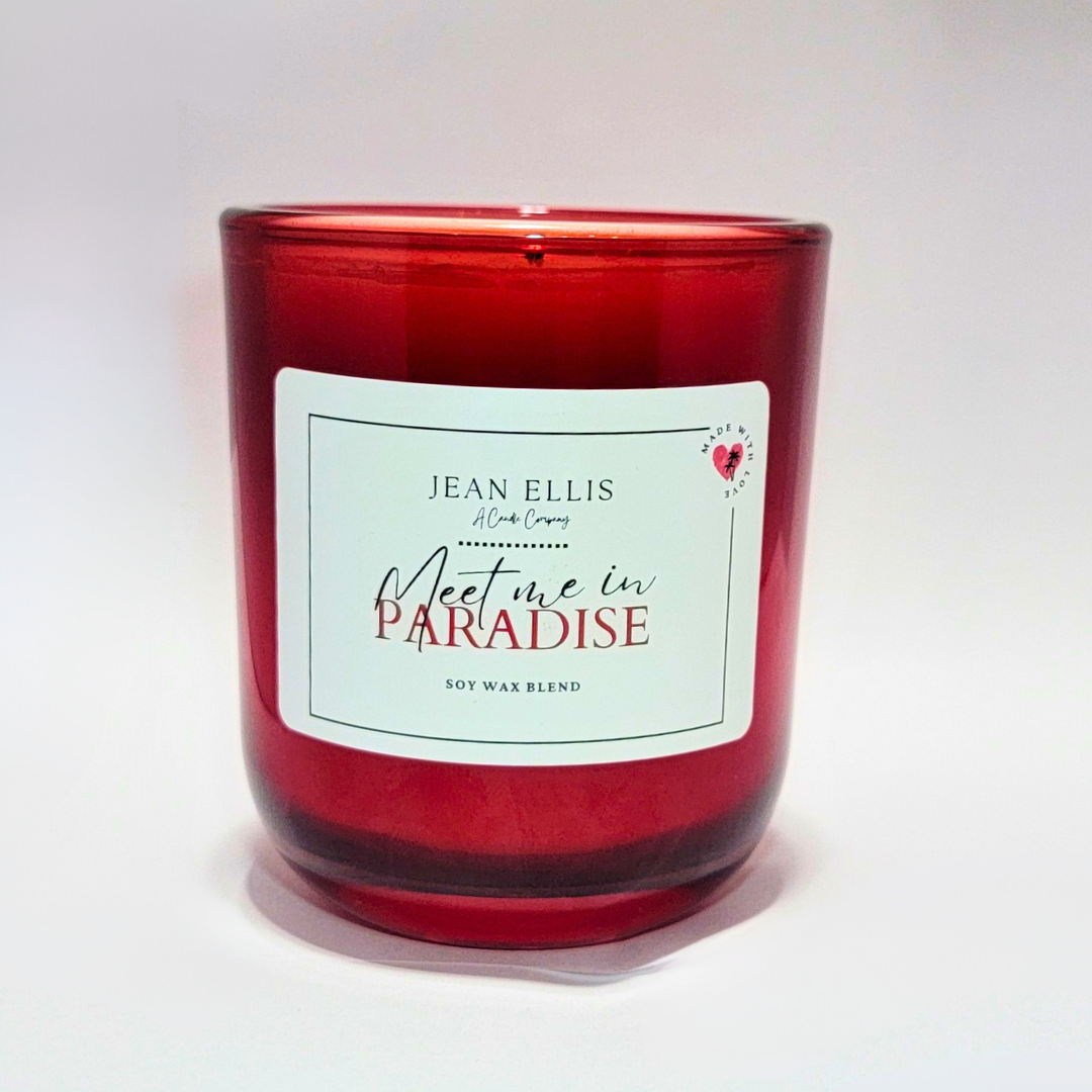 Meet Me In Paradise Theme Scented Candle