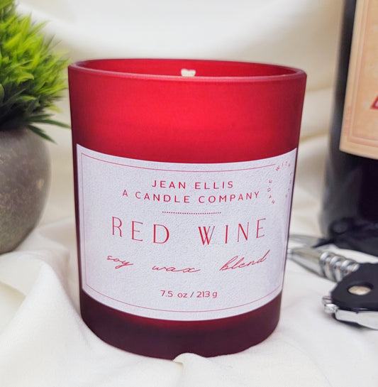 Red Wine Theme Scented Candle